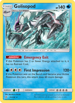 Golisopod - pokemon TCG Card