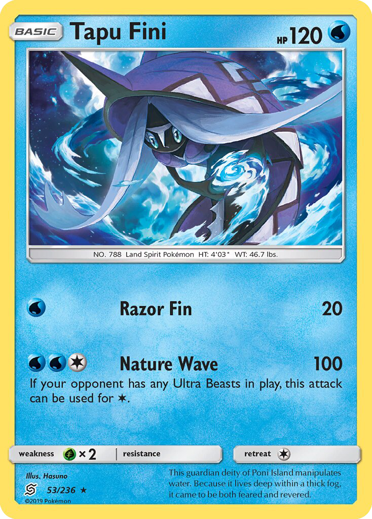 Tapu Fini - Pokémon TCG Card