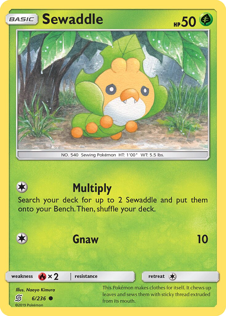 Sewaddle - Pokémon TCG Card
