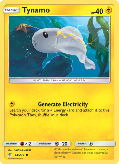 Tynamo - pokemon TCG Card