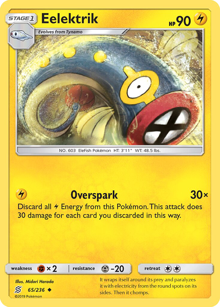 Eelektrik - Pokémon TCG Card