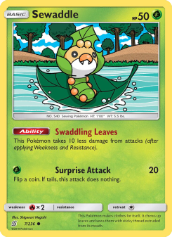 Sewaddle - pokemon TCG Card