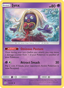 Jynx - pokemon TCG Card
