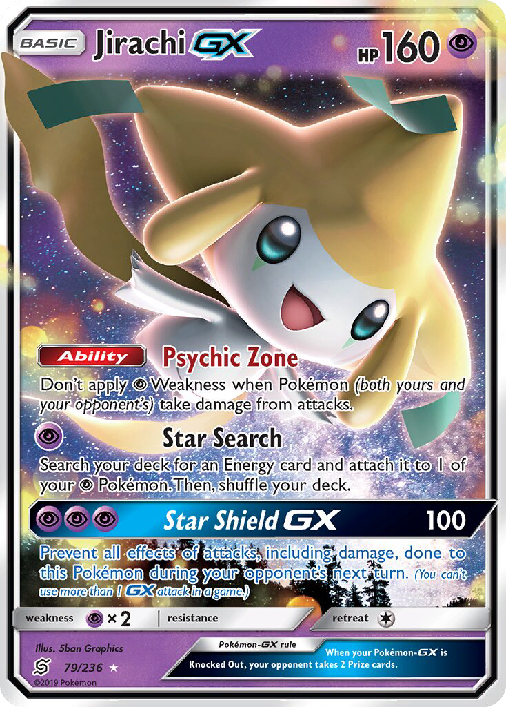 Jirachi GX - Pokémon TCG Card