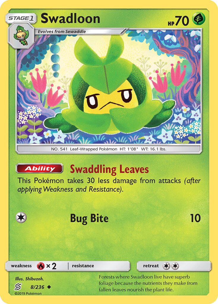Swadloon - Pokémon TCG Card