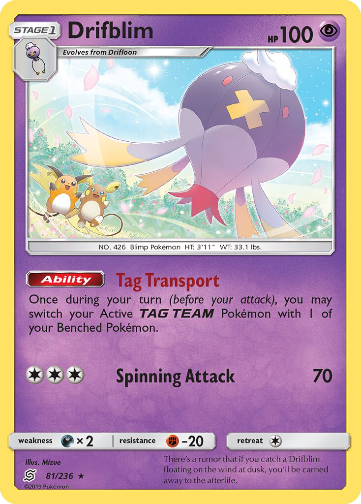 Drifblim - Pokémon TCG Card