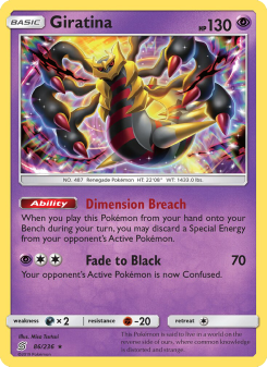 Giratina - pokemon TCG Card