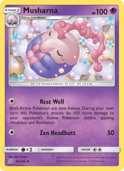 Musharna - pokemon TCG Card