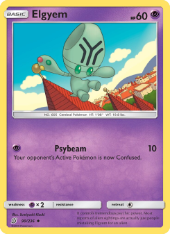 Elgyem - pokemon TCG Card