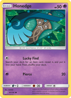 Honedge - pokemon TCG Card
