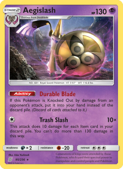Aegislash - pokemon TCG Card