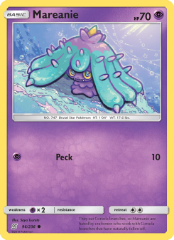 Mareanie - pokemon TCG Card