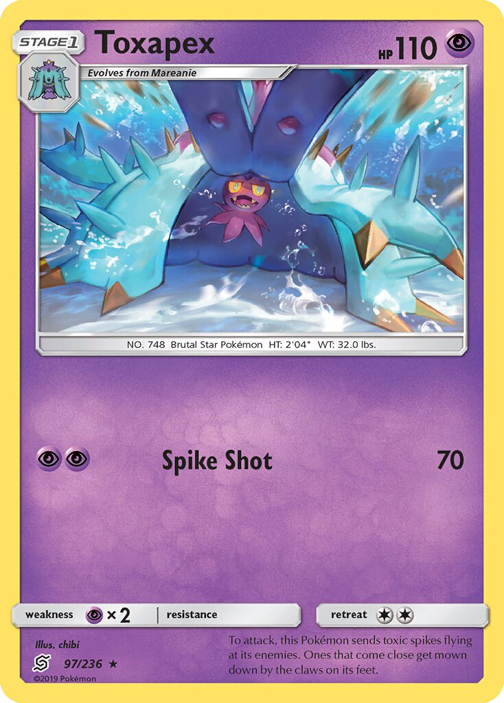Toxapex - Pokémon TCG Card