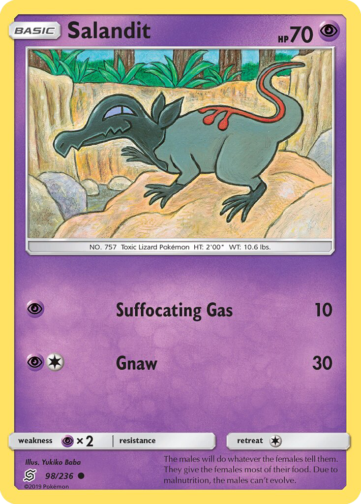Salandit - Pokémon TCG Card