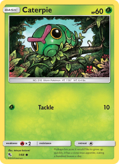 Caterpie - pokemon TCG Card