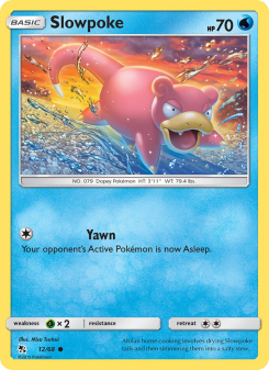 Slowpoke - pokemon TCG Card
