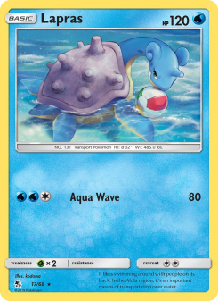 Lapras - pokemon TCG Card