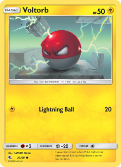 Voltorb - pokemon TCG Card