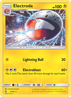 Electrode - pokemon TCG Card