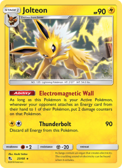 Jolteon - pokemon TCG Card