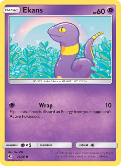 Ekans - pokemon TCG Card