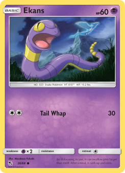 Ekans - pokemon TCG Card