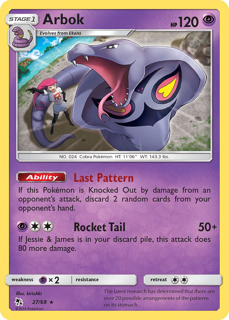 Arbok - Pokémon TCG Card