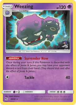 Weezing - pokemon TCG Card