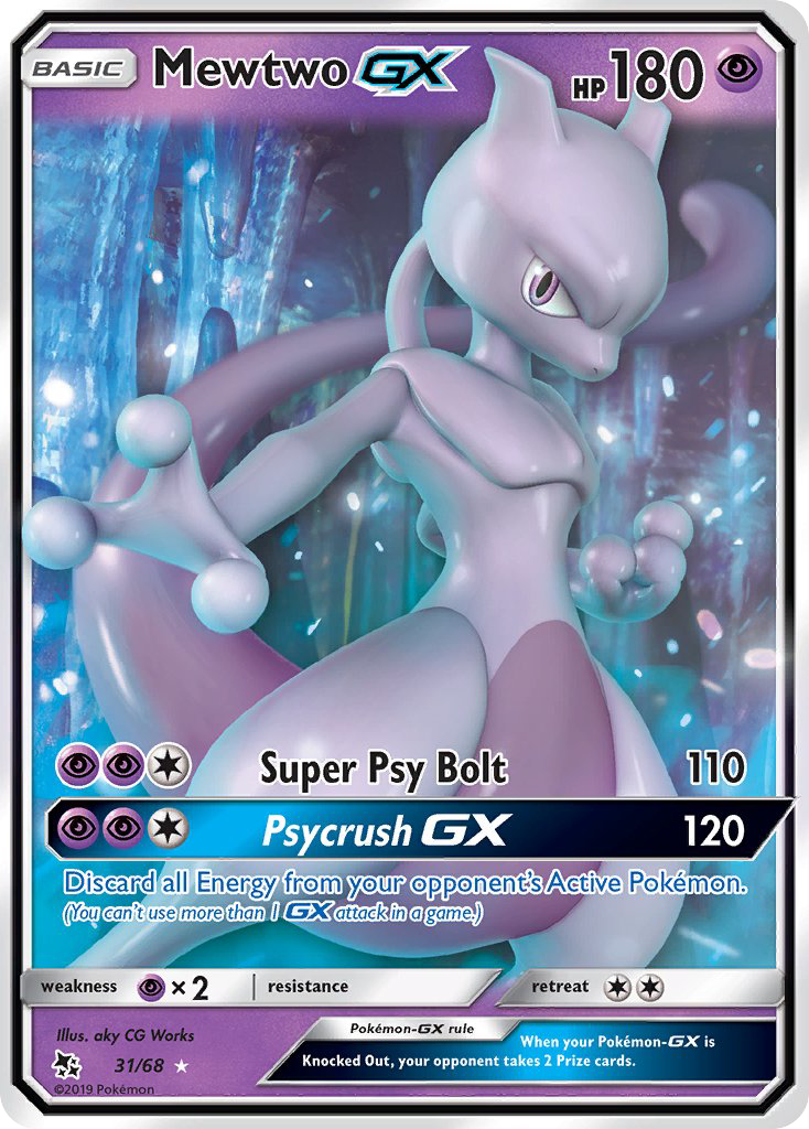Mewtwo GX - Pokémon TCG Card