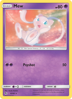 Mew - pokemon TCG Card