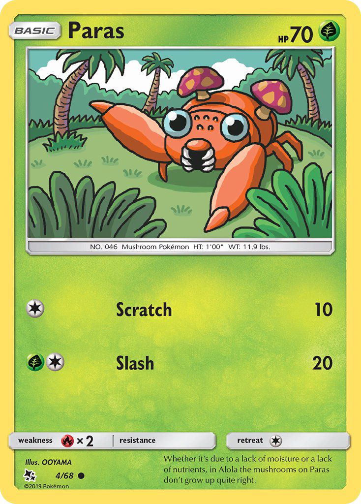 Paras - Pokémon TCG Card