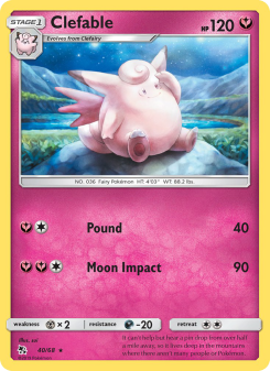 Clefable - pokemon TCG Card