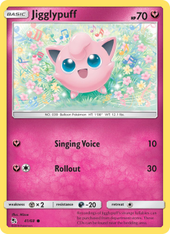 Jigglypuff - pokemon TCG Card