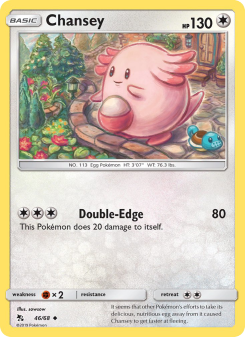 Chansey - pokemon TCG Card