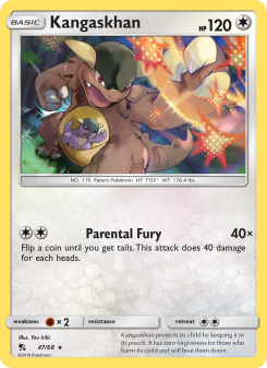 Kangaskhan - pokemon TCG Card