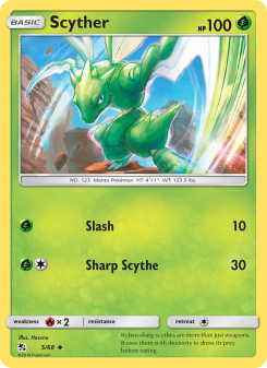 Scyther - pokemon TCG Card