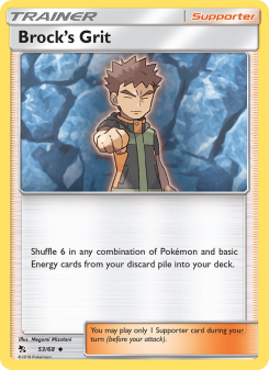 Brock’s Grit - pokemon TCG Card