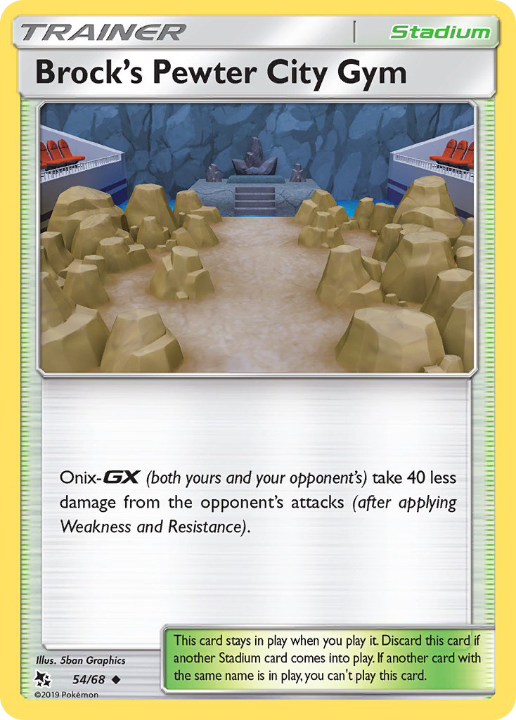 Brock’s Pewter City Gym - Pokémon TCG Card