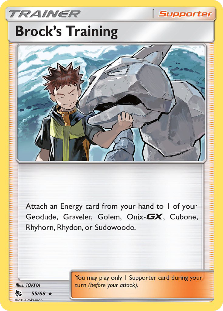 Brock’s Training - Pokémon TCG Card