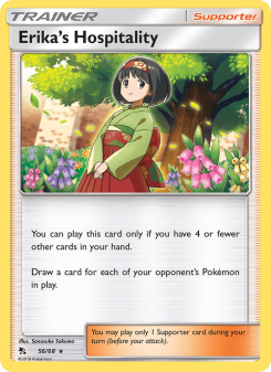 Erika’s Hospitality - pokemon TCG Card