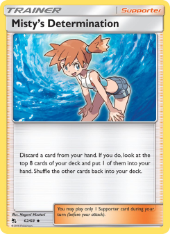 Misty’s Determination - pokemon TCG Card