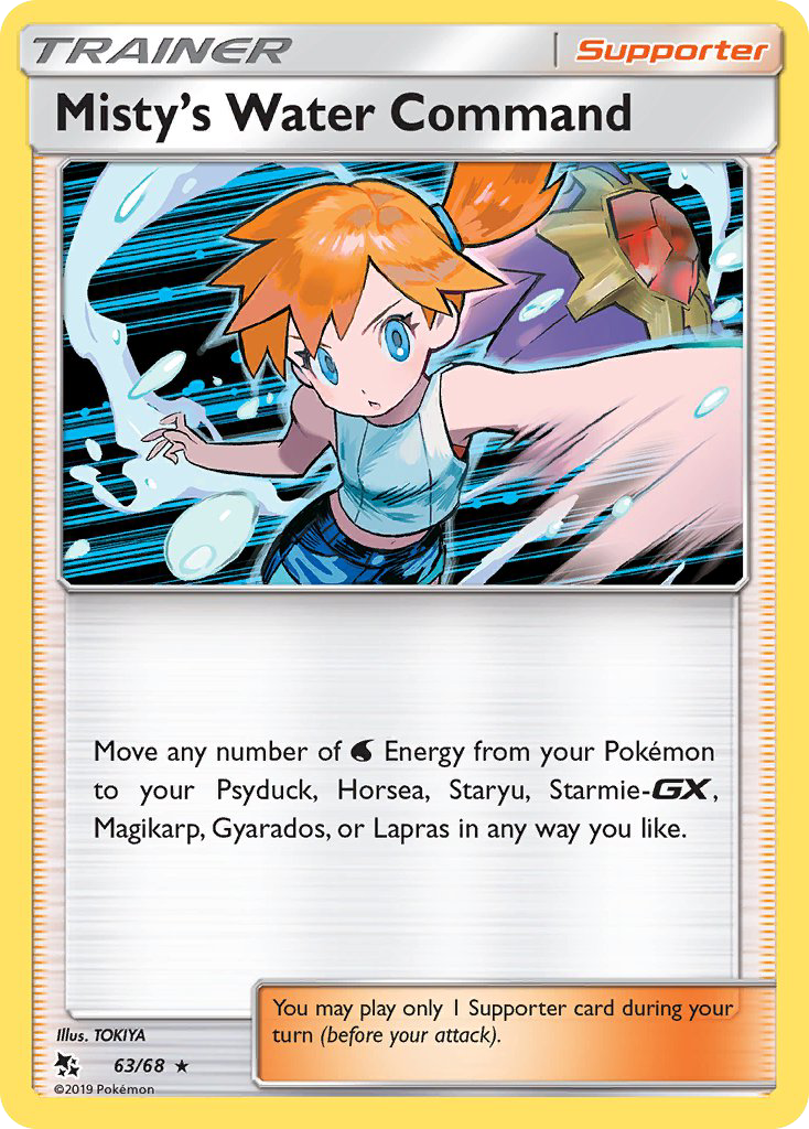 Misty’s Water Command - Pokémon TCG Card