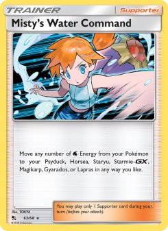 Misty’s Water Command - pokemon TCG Card