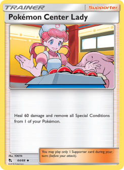Pokémon Center Lady - pokemon TCG Card