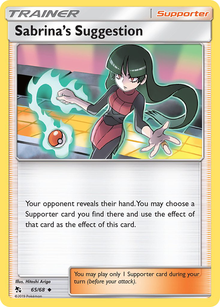 Sabrina’s Suggestion - Pokémon TCG Card