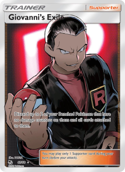 Giovanni’s Exile - pokemon TCG Card