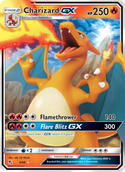Charizard GX - pokemon TCG Card