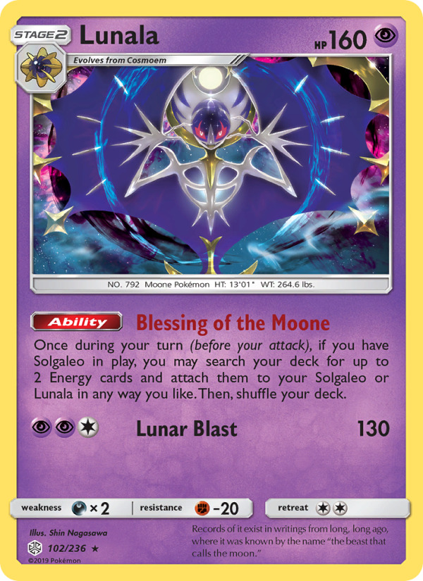 Lunala - Pokémon TCG Card