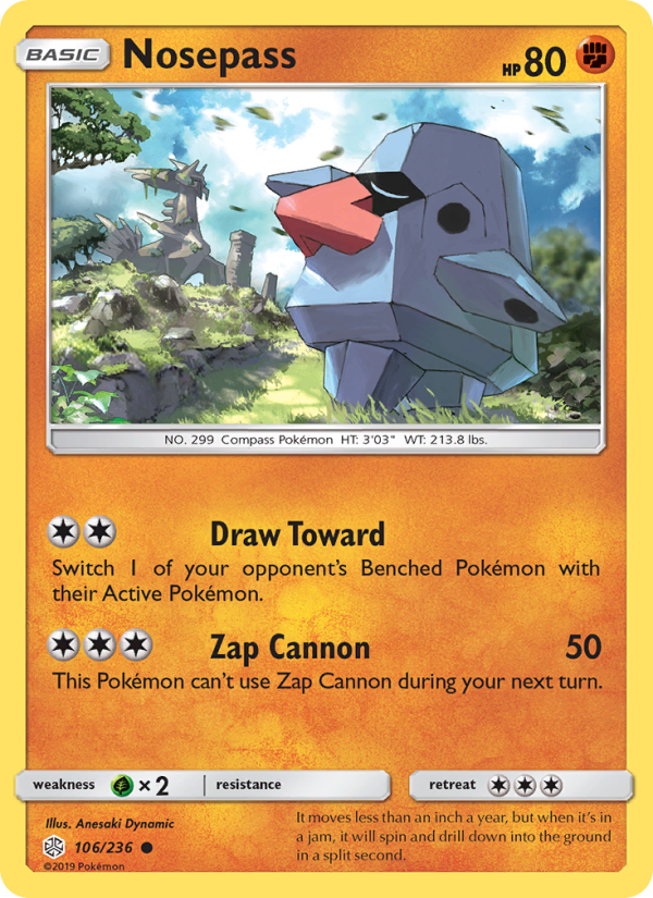 Nosepass - Pokémon TCG Card