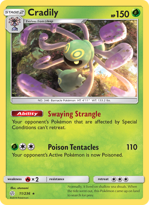Cradily - Pokémon TCG Card